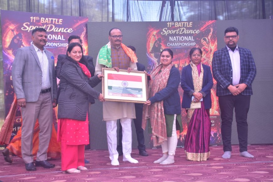 राष्ट्रीय बैटल डांस स्पोर्ट्स प्रतियोगिता का भव्य शुभारंभ उप मुख्यमंत्री बृजेश पाठक ने किया 