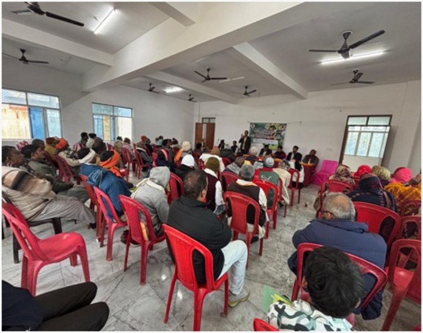 रोहनिया विधायक ने एस आई आर फॉर्म को लेकर किया बैठक*