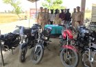 थाना सुरौली पुलिस ने चोरी की कुल 05 मोटर साइकिल के साथ 04 अभियुक्तों को किया गिरफ्तार 