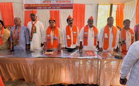 पंडित दीनदयाल उपाध्याय प्रशिक्षण महाअभियान” के अंतर्गत सेवापुरी विधानसभा के राजातालाब मण्डल में