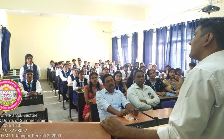 समर ट्रेनिंग: डूज़ एंड डोन्ट्स” विषय पर हुआ विशेष व्याख्यान 