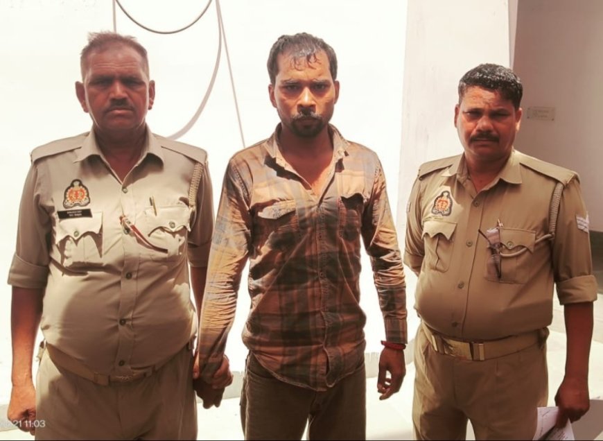 पुलिस टीम द्वारा 25 हजार रूपए के ईनामिया अभियुक्त को किया गिरफ्तार 