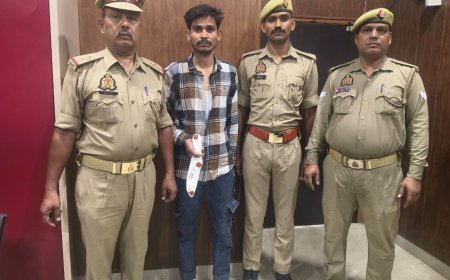 खामपार पुलिस द्वारा हत्या के प्रयास करने वाले 01 अभियुक्त को किया गिरफ्तार, चाकू बरामद