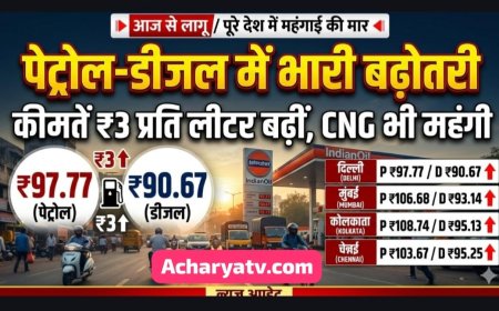 देशभर में पेट्रोल-डीजल महंगा, 3 रुपए प्रति लीटर बढ़े दाम