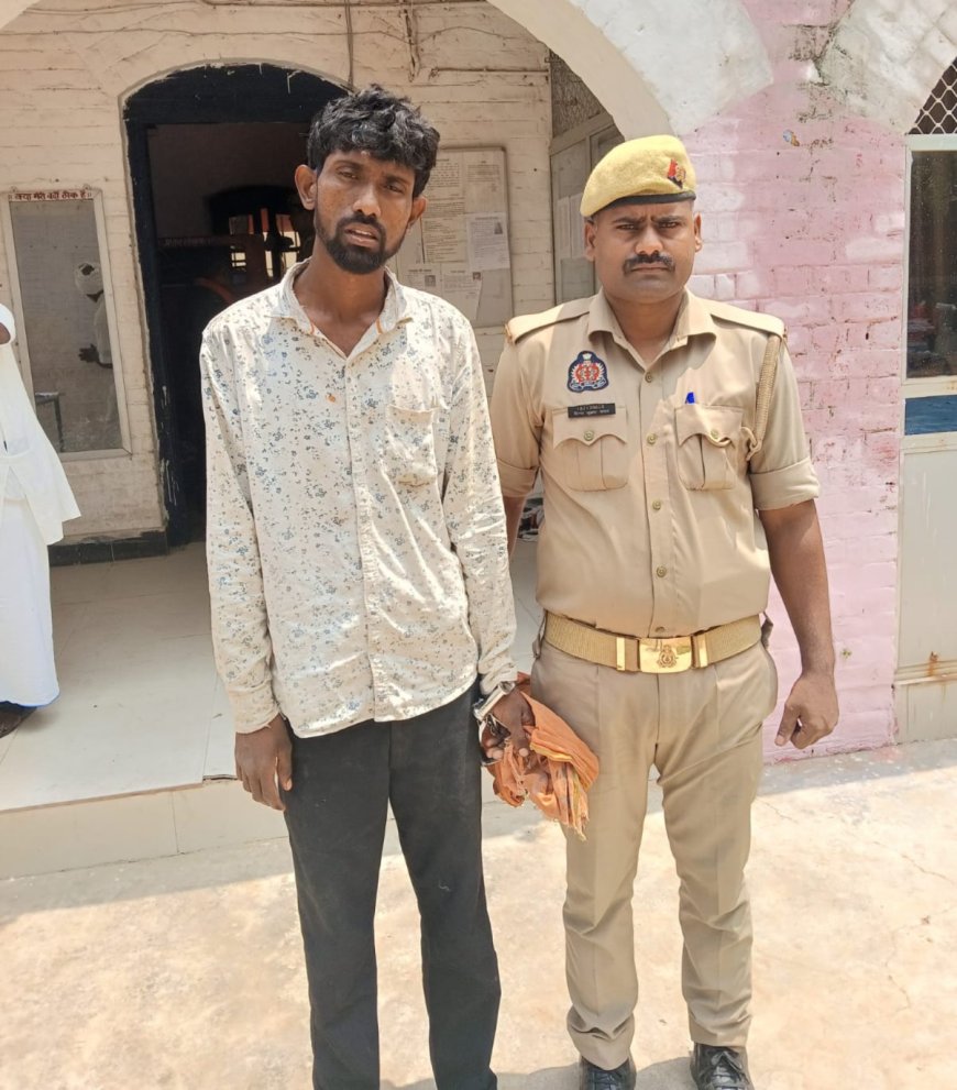 खुखुन्दू पुलिस की बड़ी कार्रवाई, 25 हजार का इनामी अभियुक्त नूनखार स्टेशन से गिरफ्तार