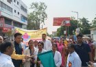 राष्ट्रीय पल्स पोलियो अभियान के तहत निकाली गई जागरूकता रैली 