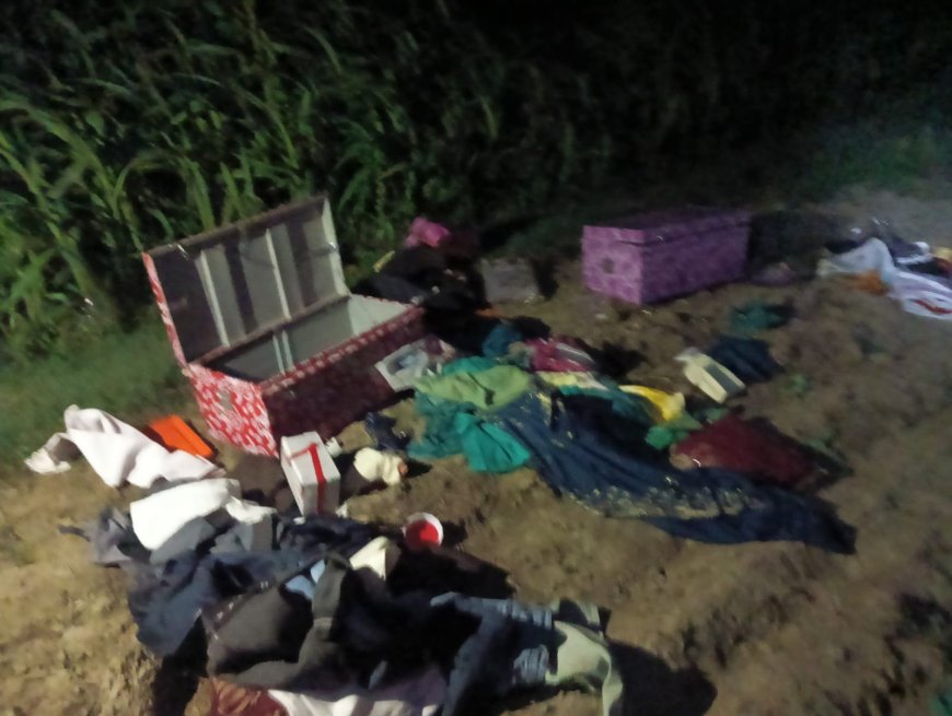 चोरों ने घर को खंगाला, लाखों के जेवर और नकदी ले उड़े चोर 