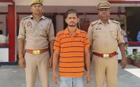 कट्टा दिखाकर रंगदारी मांगने और पूर्व चेयरमैन पर हमले का आरोपी गिरफ्तार, लालगंज पुलिस की कार्रवाई में देशी तमंचा बरामद