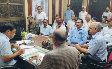 जिला सैनिक बंधु की बैठक में अपर जिलाधिकारी ने सुनीं पूर्व सैनिकों की समस्याएं