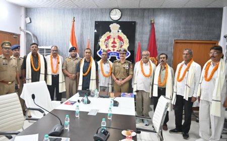 पुलिस आयुक्त कमिश्नरेट मोहित अग्रवाल ने 05 उप निरीक्षक व 03 अन्य कर्मचारियों को सेवानिवृत्त होने पर दी भावभीनी विदाई