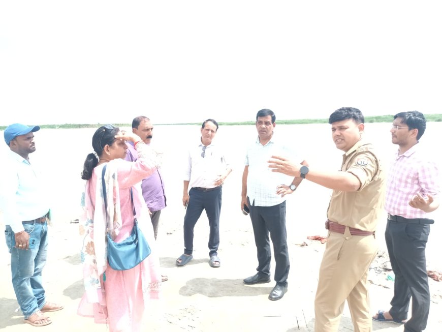 श्रावण मास की तैयारियों का एडीएम ने लिया जायजा, बरहज सरयू घाटों पर सभी व्यवस्थाएं सुनिश्चित करने के निर्देश