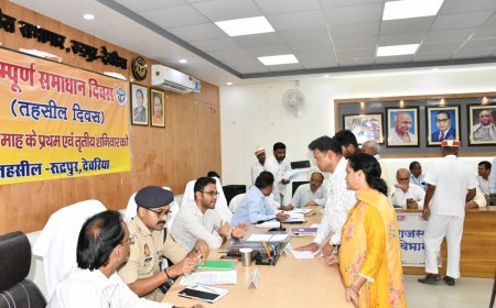 रुद्रपुर तहसील में डीएम एवं एसपी ने सुनीं जनसमस्याएं,  राजस्व अधिकारियों को डीएम की हिदायत