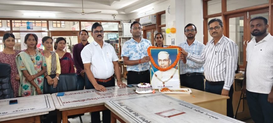 विवेकानंद केंद्रीय पुस्तकालय में राष्ट्रीय पुस्तकालयाध्यक्ष दिवस पर हुआ आयोजन