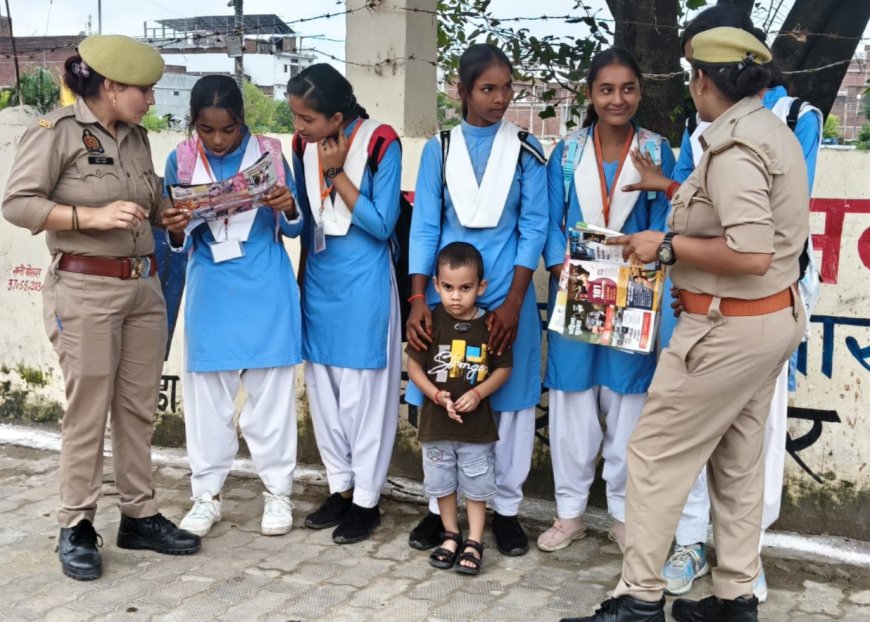 देवरिया जिले के सभी थानों की मिशन शक्ति/एण्टी रोमियों टीम ने चलाया गया 'मिशन शक्ति फेज-5.0' एवं 'शक्ति दीदी' अभियान