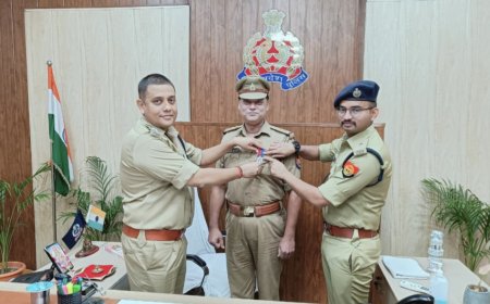 निरीक्षक संतोष कुमार अवस्थी 'अति उत्कृष्ट सेवा पदक' से सम्मानित