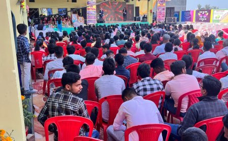 ओम एस्ट्रल इंस्टीट्यूट की जिला स्तरीय मेगा टेस्ट परीक्षा संपन्न, 850 विद्यार्थियों ने आजमाया भाग्य